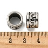 316 Surgical Stainless Steel Large Hole Beads STAS-Q326-09AS-07-2