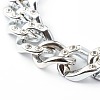 Handmade Curb Chain Bracelet & Necklace Set SJEW-JS01202-10