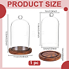 Arch Glass Dome Cover AJEW-WH0481-606E-2