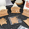 100Pcs Paper Bracelet Display Cards CDIS-WH0027-11B-02-5