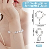 20Pcs 925 Sterling Silver Spring Ring Clasps STER-BBC0001-47-2