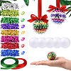 2000Pcs Plastic Tiny Ball Stud Earrings EJEW-YW0001-16-1