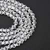 Imitate Austrian Crystal Bicone Glass Beads Strands X1-GLAA-F029-4x4mm-13-2