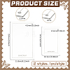 2Pcs 2 Sizes Acrylic Measuring Tools Sets DIY-BC0014-14-2