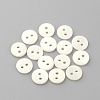 2-Hole Freshwater Shell Buttons LS-BUTT-S020-23-10mm-1