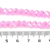 Baking Electroplate Glass Beads Strands DGLA-A039-J10mm-B09-4