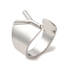 Non-Tarnish 201 Stainless Steel Finger Rings RJEW-H223-04P-Y-3