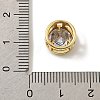 Brass Micro Pave Cubic Zirconia Multi-Strand Links KK-C111-01G-M-3