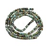 Natural African Turquoise(Jasper) Beads Strands G-H042-B41-01-3