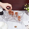 Acrylic Holders for 6 Round Shot Glasses AJEW-WH0473-04-3