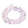 Transparent Painted Glass Beads Strands DGLA-A034-T3mm-A05-5