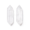 Natural Quartz Crystal Double Terminal Pointed Pendants G-C007-02B-14-2