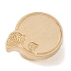 Geometric Leaf Frame Brass Stamp Heads LS-AJEW-H149-03G-03-2