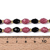 Natural Obsidian & Rhodonite Beads Strands G-N358-04A-04-5