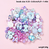60G 2 Colors Acrylic Beads MACR-YW0003-36A-2