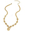 Vortex Alloy Pendant Necklace & Dangle Earrings Sets FS-WGE9BDE-01-5
