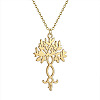 304 Stainless Steel Laser Cut Pendant Necklaces FS-WGA4904-29-1