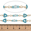 Brass Heart Link Chains CHC-H115-27G-2