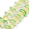 Transparent Glass Beads Strands LAMP-H061-02J-1