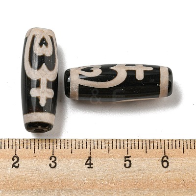 Tibetan Style dZi Beads Strands G-P526-B02-1