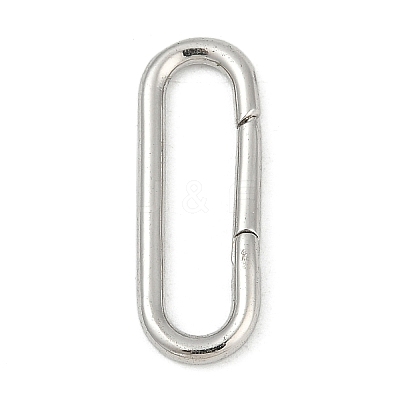 Brass Spring Gate Rings KK-S527-01P-A-1