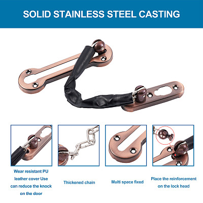 Stainless Steel Swing Bar Door Lock SW-TAC0002-02C-1