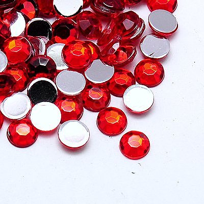 Imitation Taiwan Acrylic Rhinestone Cabochons GACR-A002-8mm-06-1