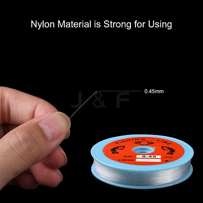 Transparent Fishing Thread Nylon Wire EC-L001-0.45mm-01-1