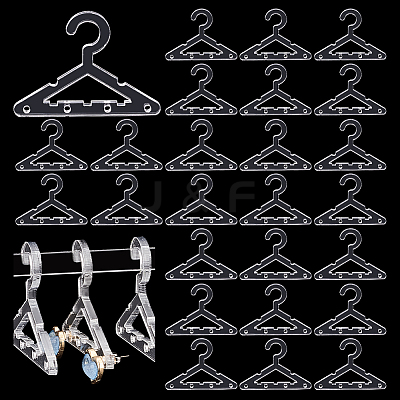 30Pcs Transparent Acrylic Earring Display Accessories EDIS-PH0001-37-1
