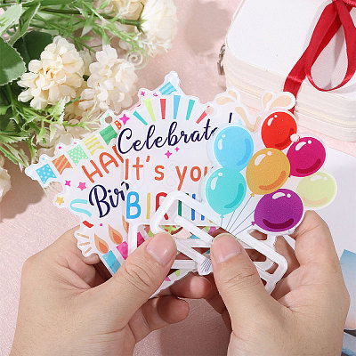 Acrylic Money Holder Card AJEW-WH0009-81-1
