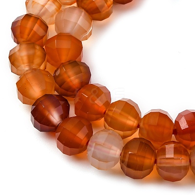 Natural Carnelian Beads Strands G-P587-D06-02-1