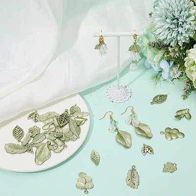 48Pcs 12 Styles Alloy Pendants FIND-SC0013-63-1