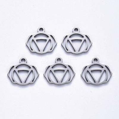 Non-Tarnish 304 Stainless Steel Pendants STAS-S113-007D-1
