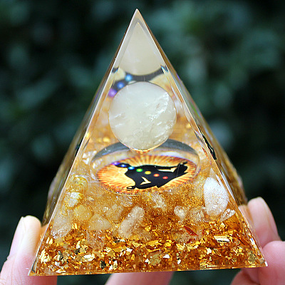 Orgonite Pyramid Resin Energy Generators PW-WG60468-01-1
