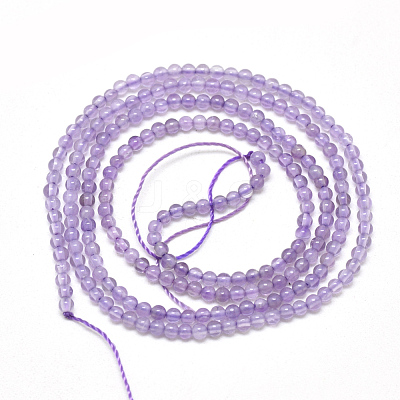 Natural Amethyst Beads Strands G-S266-2mm-17-1