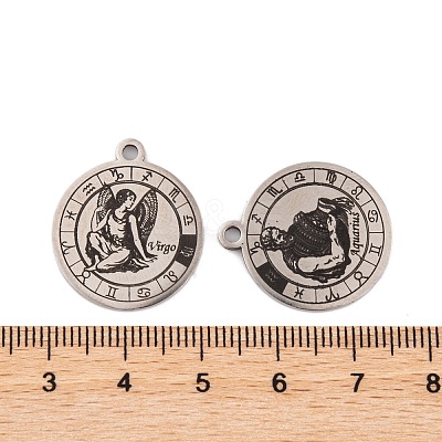 Non-Tarnish (Defective Closeout Sale: Scratched) 201 Stainless Steel Pendants STAS-XCP0001-91-1