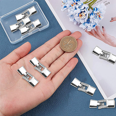 Brass Fold Over Clasps FIND-BC0002-90-1
