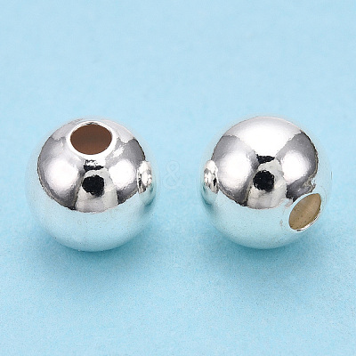 925 Sterling Silver Beads STER-S002-12-8mm-1