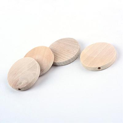 Unfinished Wood Beads WOOD-S659-08-LF-1