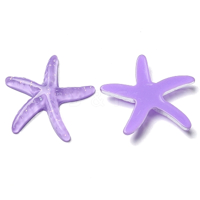 Translucent Resin Sea Animal Cabochons LS-RESI-B016-01E-1