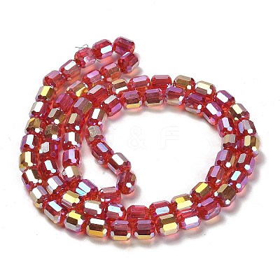 Electroplate Glass Beads Strands EGLA-D030-19A-1