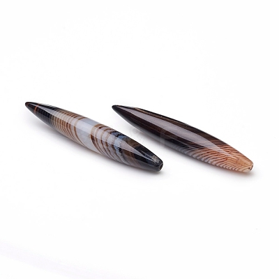 Natural Banded Agate/Striped Agate Beads G-L514-001A-1