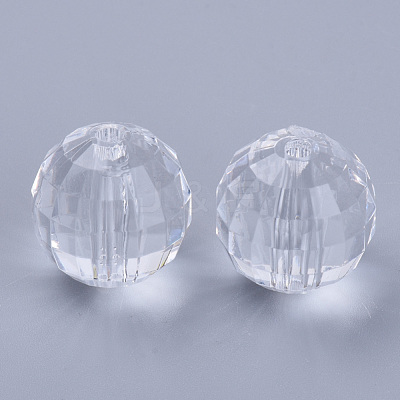 Transparent Acrylic Beads TACR-Q254-24mm-V01-1