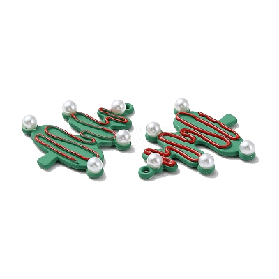 Spray Painted Alloy Pendants PALLOY-M215-13B-01-1