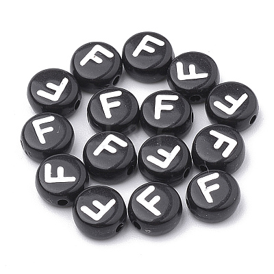 Opaque Acrylic Beads LS-X-SACR-N002-02F-1