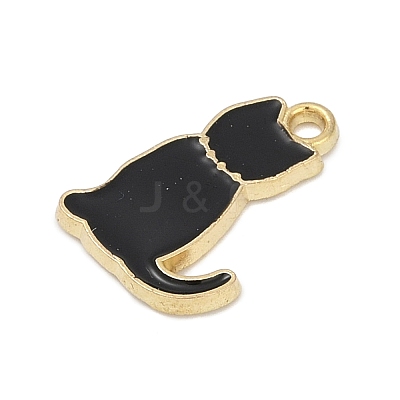 Alloy Enamel Pendants PALLOY-V003-02G-01-1