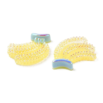 Translucent Resin Cabochons CRES-Z001-08-1