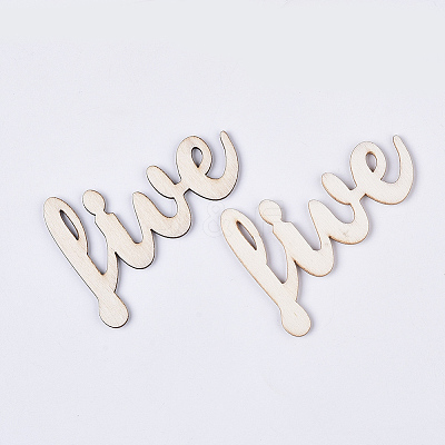 Laser Cut Wood Shapes WOOD-T011-52-1