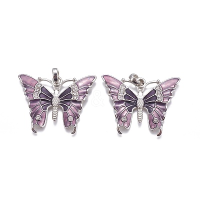 Alloy Enamel Big Pendants PALLOY-P143-27P-04-1