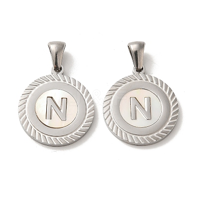 304 Stainless Steel Pendants STAS-I204-N-P-1